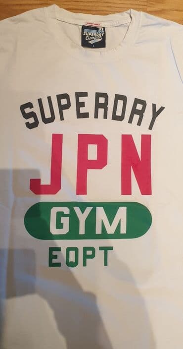 diskver majice cena: SuperDry - super dry sport bela muška majica. Piše L velicina. Pazuh — 2