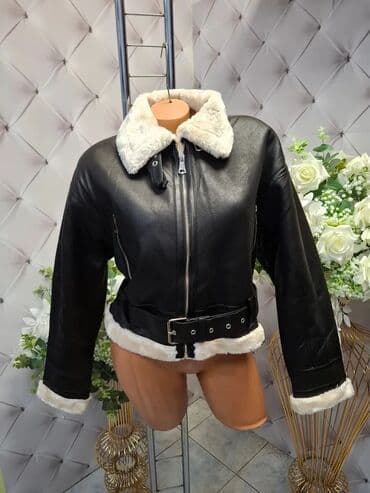 kaput 34: 9Fashion Woman, M, Jednobojni, Sa postavom, Krzno — 1