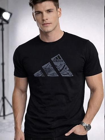 nova majica muska: Men's T-shirt Adidas, bоја - Šareno — 4