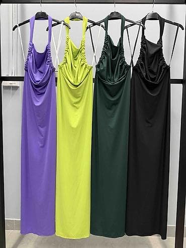 Haljine: 🔥Elegantna večernja haljina – otvorena leđa, asimetričan gornji deo i — 4