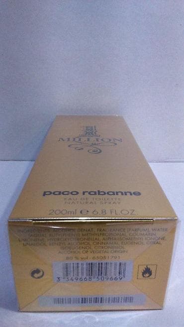 gde kupiti juicy bomb: PACO RABANNE 1 MILLION EDT200ML | Paco Rabanne 1 Million edt 200ml — 3