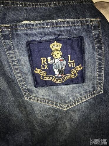 batman odelo: Original Ralph Lauren farmerice 34 100% cotton Polustruk 47cm — 1