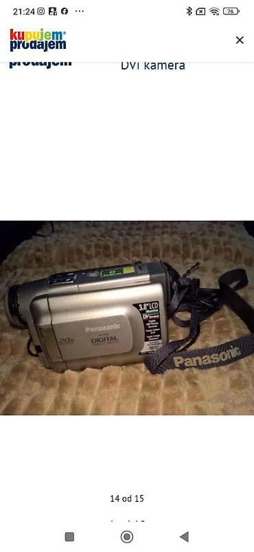 dvd player sa ekranom: Panasonic digitalna DV video kamera sa trakom (MiniDV) - 3.8" LCD — 2