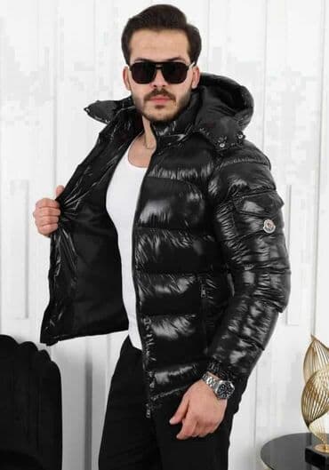 crne dukserice sa kapuljacom: Zimska jakna Najlon, Moncler, bоја - Crna — 3