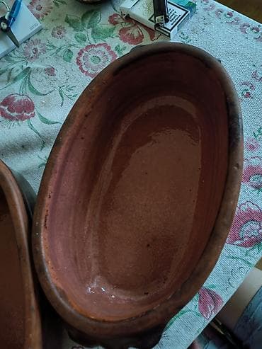 pivski set uradi sam: Velika ovalna zemljana/pisanička tepsija za pečenje - Materijal — 3