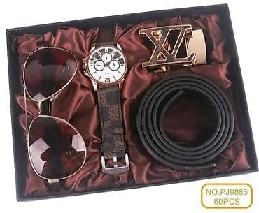 Wedding Clothes & Accessories: Muški poklon set – elegantni modni aksesoari u ukrasnoj kutiji — 2