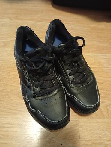 puma disk patike: Reebok dećje patike – crne - Model: klasične Reebok lifestyle/retro — 3