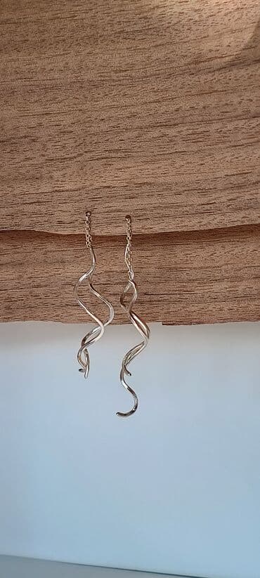 pidzame koje svetle u mraku prodaja: Earrings set, Handmade, Material: Silver — 5