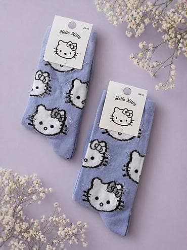 duksevi novi pazar: 🐈🧦Hello Kitty pamucne carape🐈🧦
36-41
Set 3 para 450 rsd ✨ — 1