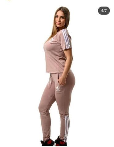 ženske pidžame c a: Adidas ženski komplet Novo Pamuk Veličine s m l xl 2xl fb Moja — 9