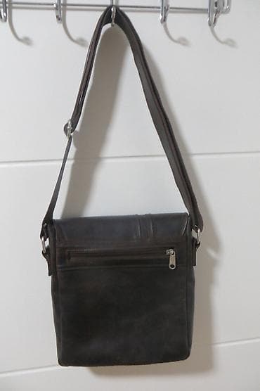 muske elegantne torbice: Torba za rame, Materijal: Koža — 2