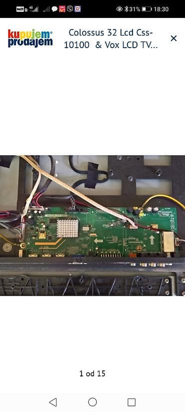 drzac za telefon za motor: Delovi za LCD televizore – Colossus 32" CSS-10100 i Vox LCD TV 3211 — 2