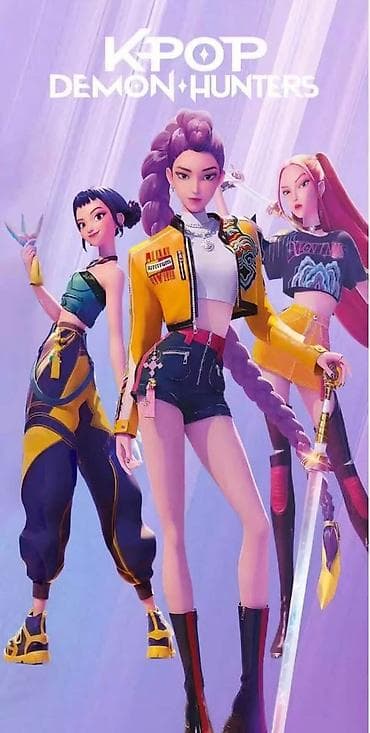 peskir za plazu za bebe: Veliki peškiri K‑Pop: Demon Hunters – za ljubitelje azijske pop — 2