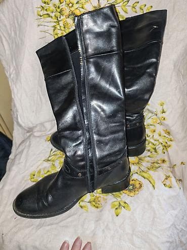 mala crna torba: Čizme, 36, bоја - Crna — 2