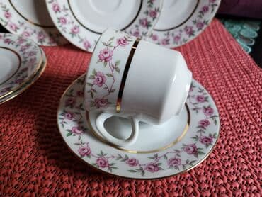 polovni servisi za rucavanje: Servis nov za kafu Epiag Bohemija 1950g + Cehoslovacka — 12