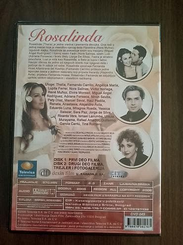 stitnici i kaciga za decu: Rosalinda – dupli DVD izdanje (Televisa Home Entertainment) - Format — 3