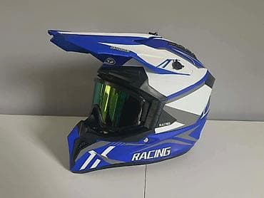 tarup za imt 509: Kros/motokros kaciga sa naočarima – “RACING” dizajn Karakteristike: - — 3