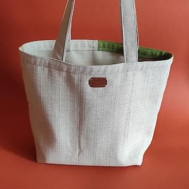 torbe od platna: Torba – ručni rad, patchwork dizajn - Materijal: čvrsto platno/keper — 3