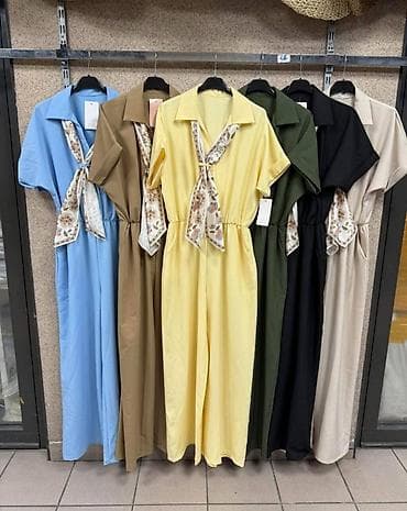 ramax kompleti: Ženski kombinezon sa širokim nogavicama i kratkim rukavima — 2