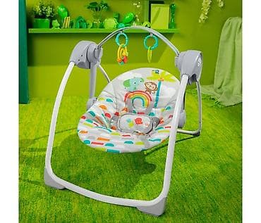 duboke cizme na pertlanje: Kids II Bright Starts ljuljaška “Playful Paradise” (Šifra proizvoda — 2
