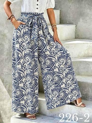 bermude 320: Pantalone za punije dame – model 226-2 - Kroj: široke nogavice — 8