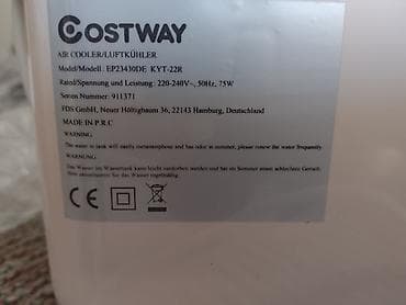 klime na prodaju: Rashladni klima uređaj - COSTWAY 3-u-1 isparivač vazduha, ventilator — 9