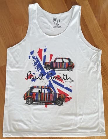 sasvim prirodno majice: Paul Smith London, lagana majica bez rukava. muska, letnja. l-xl — 1