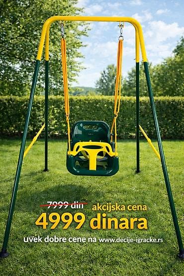 Kids' Clothes: Ljuljaška sa metalnom konstrukcijom – sigurna zabava za najmlađe u — 1