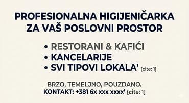Građevinarstvo i rekonstrukcija: Nudimo usluge profesionalne higijeničarke za održavanje vašeg — 1
