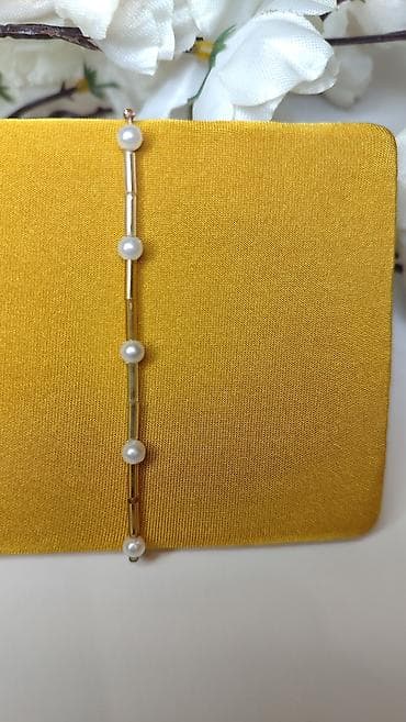 hermes naocare za sunce: Elegantna narukvica sa biserima - Dizajn: tanka narukvica od — 2