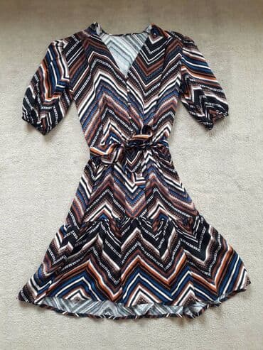 kaftan haljine za plazu new yorker: M (EU 38), color - Multicolored, Short sleeves — 1