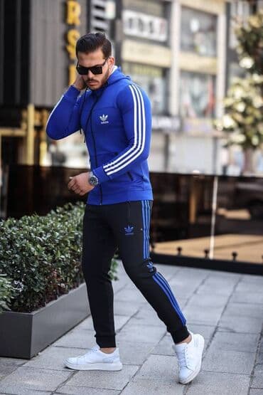 muške zimske jakne c a: Adidas muška trenerka komplet mokra likra Novo Mokra likra Veličine m — 3