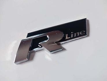 gume za auto pancevo: NATPIS R-LINE CRNI ZA VOLKSWAGEN GOLF, POLO, SCIROCCO | Natpis — 2