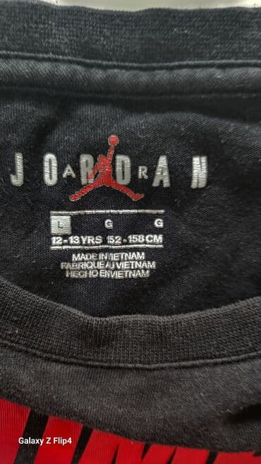 c a torbice: Majica na duge rukave, L (EU 52), Jordan, bоја - Crna, Pamuk — 3