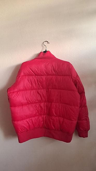 Čarape i donji veš: GAP muška zimska jakna – model puffer, crvena - Brend: GAP - — 6