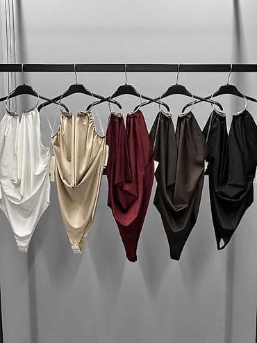 Muška odeća: 🔥Elegantna ženska haljina bez rukava sa metalnim ovratnikom
✅2200 din — 6