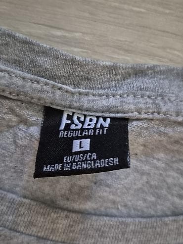 sivo plava: FSBN muške majice kratkih rukava – veličina L (EU/US/CA) - Modeli: 1) — 2