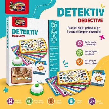 bucko pucko drustvena igra: Detektiv igra – Simple (šifra: 055064-60) Dinamična društvena igra za — 1