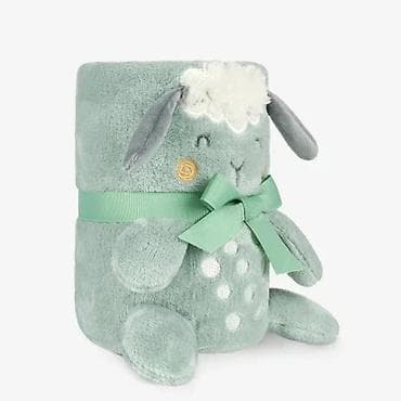 kalup za stampani beton: KIKKA BOO – Kikkaboo bebi ćebence sa 3D vezom 75x100 “Sleepy Sheep” — 4