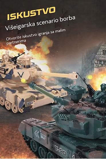 Igračke: Nov RC tenk sa svim motorizovanim i daljinski kontrolisanim komandama — 7