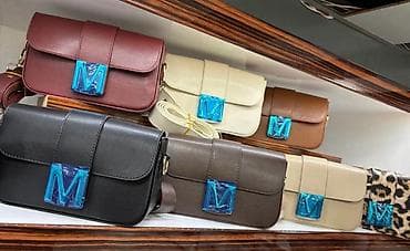 da li je pandora srebro: Ženska crossbody torba sa metalnim slovom “M”zlatne boje. -Kompaktna — 3
