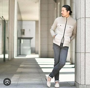 pantalone s: Herno muška hibridna jakna/džemper - Model: pleteni džemper sa — 2