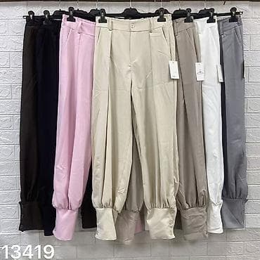 wurth pantalone: Ženske pantalone sa širokim nogavicama i manžetnama
2300 din 
S M L — 7
