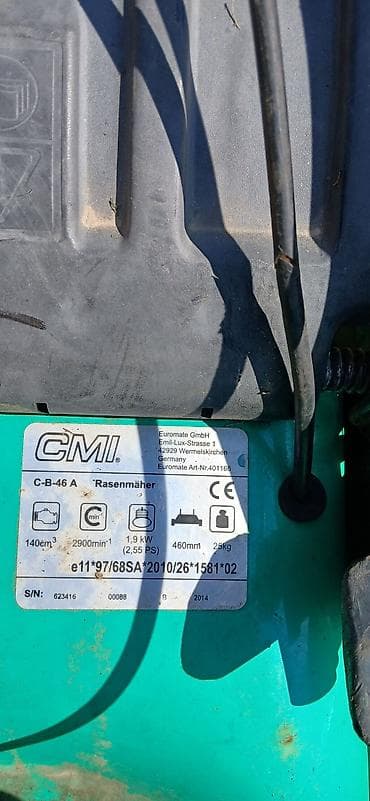 cepac za drva: CMI benzinska kosačica za travu C-B 46 A - Širina košenja: 46 cm - — 2