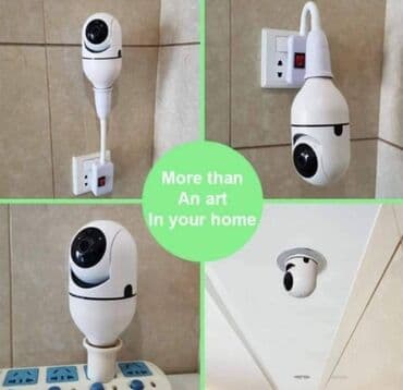 crevo za pokretnu klimu: Bezbednosna kamera Bežična sijalica kamera sa E27 konektorom za — 4