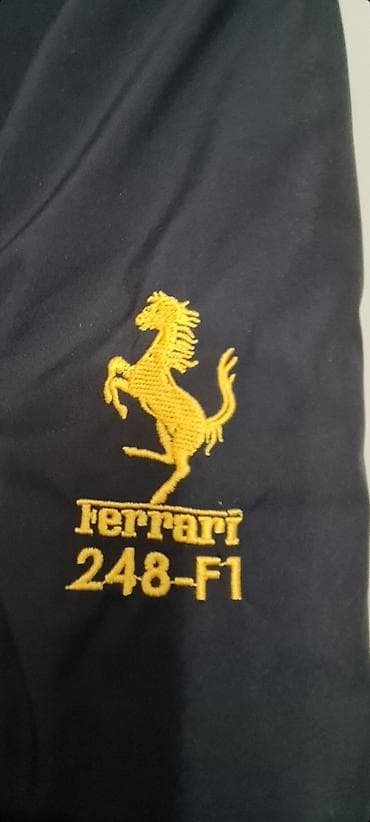 vunene jakne: ★ Na prodaju potpuno nova tamno plava trkačka jakna Ferrari F1 Michael — 4