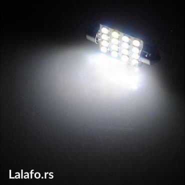 39mm, bela input voltage: dc 12v 16 smd leds in each bulb led type — 1
