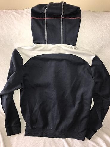 Duksevi: Originql Hugo Boss duks sa kapuljacom i dzepovima M 100% cotton Teget — 5