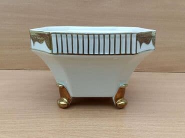 Ostali predmeti za umetnost i kolekcionarstvo: Kolekcionarska činija Art Deko Vrhunski porcelan čuvene nemačke — 1