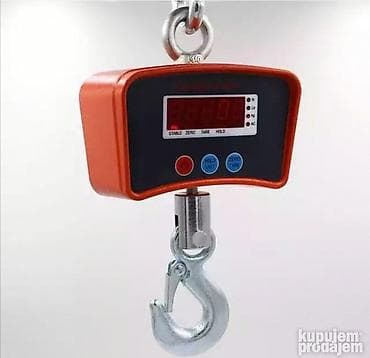 sef za ključeve: Digitalna kranska vaga (Crane Scale) sa kukom - LED ekran sa crvenim — 4